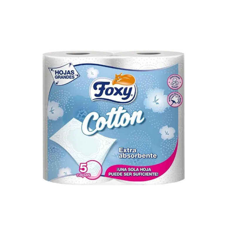 Foxy Cotton Papier Toilette Ultra Doux - Confort et Qualité | Kermatone