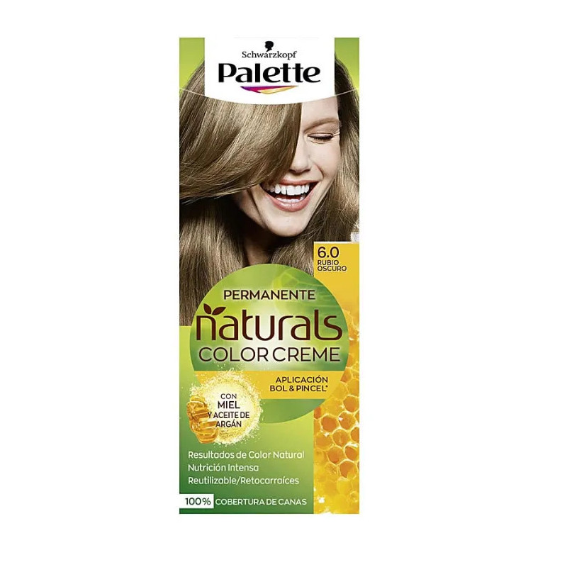 Schwarzkopf Palette Naturals Color Creme 6.0 Dark Blonde - Kermatone