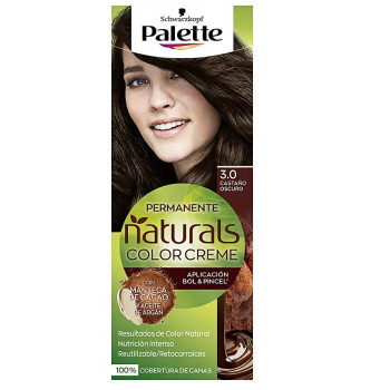 Schwarzkopf Palette Naturals Color Creme 3.0 Châtaigne Fonce - Kermatone