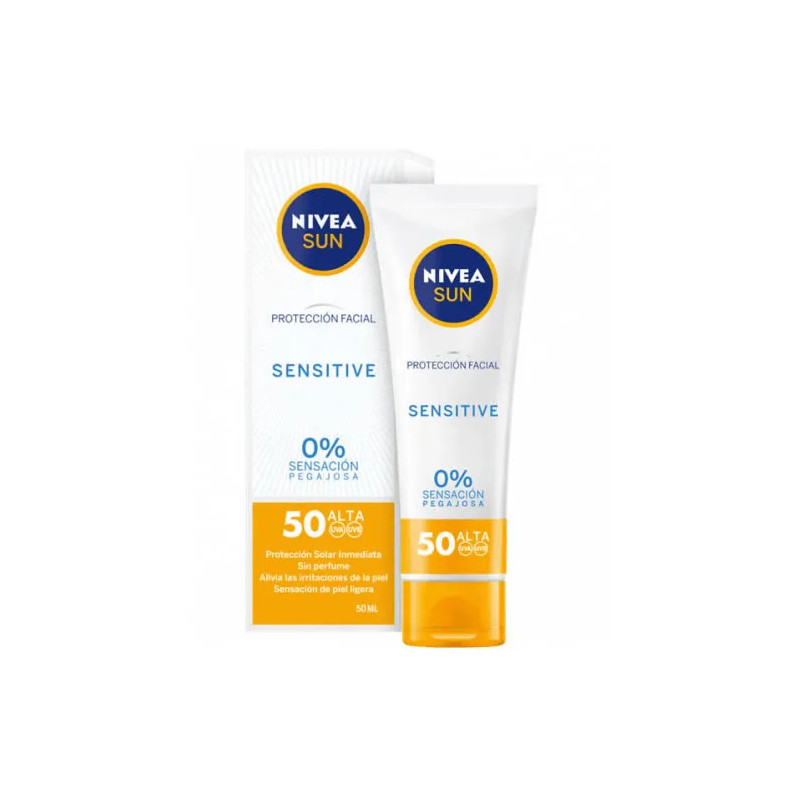 Nivea Sun Facial Sensitive SPF50 - Protection Indispensable | Kermatone