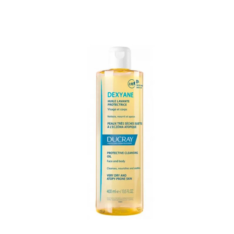Dexyane Huile Nettoyante Protectrice - Soin Peau Sèche Kermatone