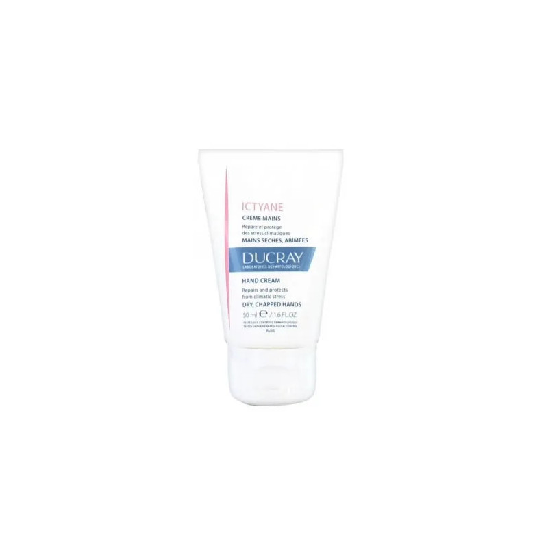 Crème Mains Ducray Ictyane 50ml - Hydratation Intense Kermatone