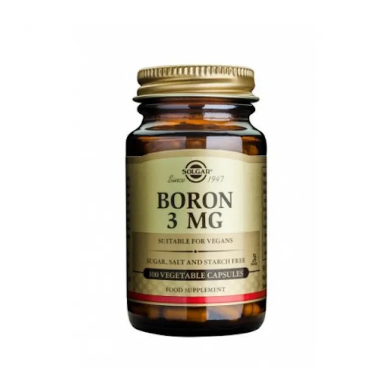 Solgar Bore Multichelate 100 Capsules - Bien-être Kermatone