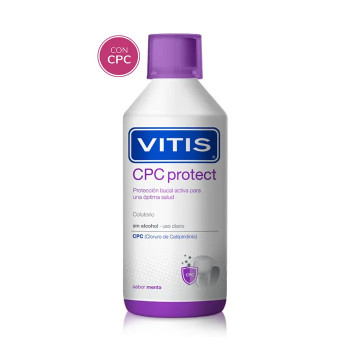 Vitis CPC Protect Bain de Bouche 500ml - Hygiène parfaite Kermatone