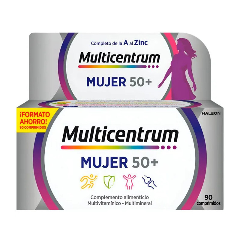 Multicentrum Femme 50+ - Complément Vitalité Kermatone