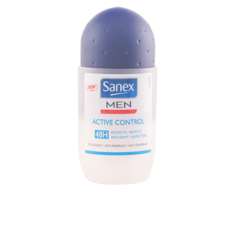 Sanex Men Active Control Déodorant Roll On | Protection 48h | Kermatone