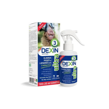 Dexin Anti-Poux 120 ml - Éliminez les Poux Rapidement avec Kermatone