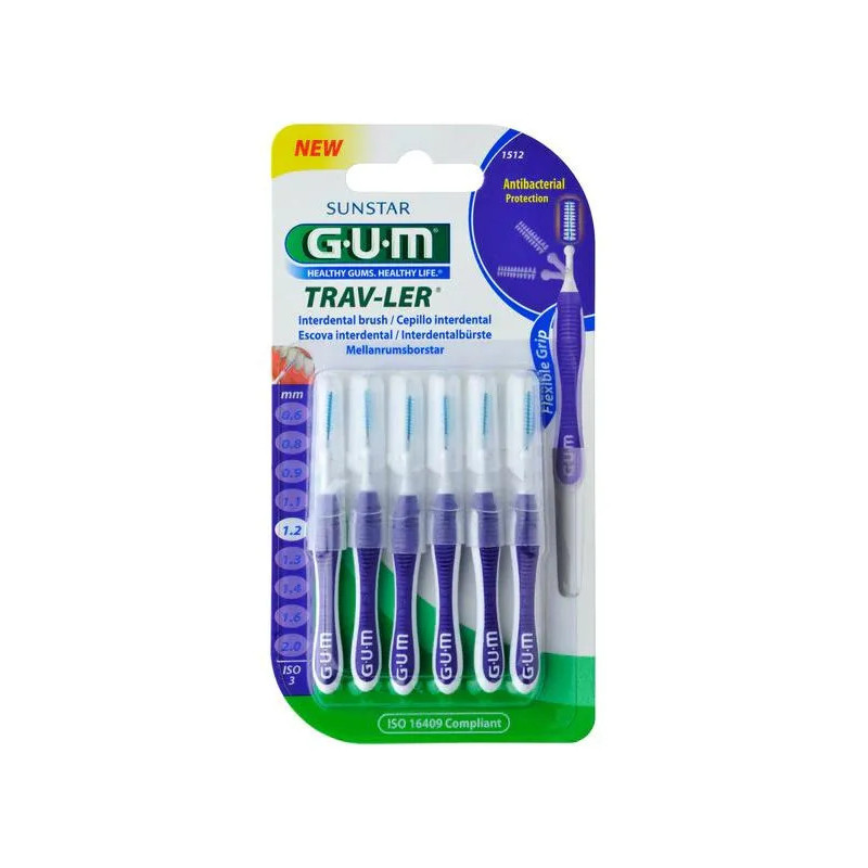 Sunstar Gum Proxabrush Extra Fin Cylindrique 1512 - Hygiène Dentaire | Kermatone