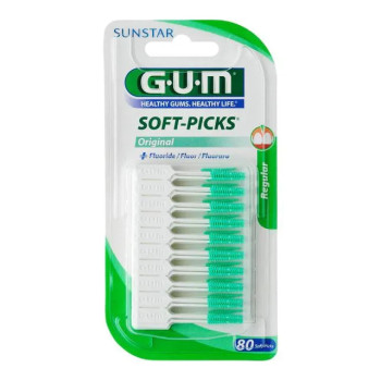 Sunstar Gum Soft-Picks Original avec Fluorure - Kermatone