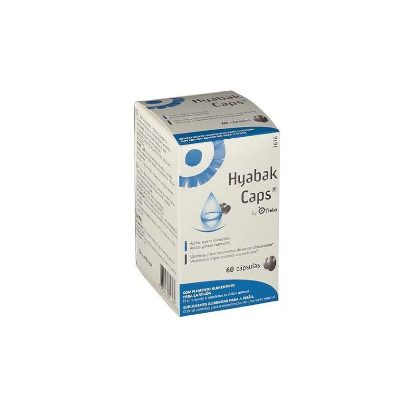 Thea Hyabak 60 Capsules - Hydratation Oculaire Kermatone