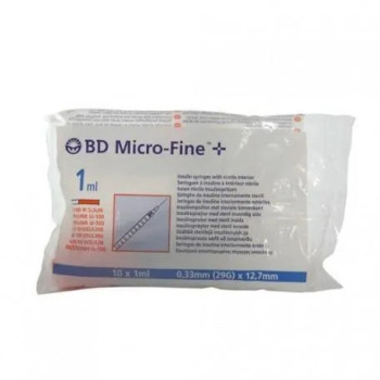 B.d Ultra Fine Jeringa Insuline U 100 - 10 Unités
