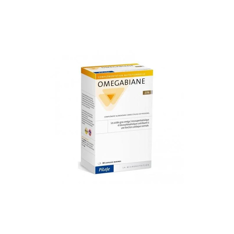 Pileje Omegabiane Epa 80 Capsules - Bien-être & Peau | Kermatone