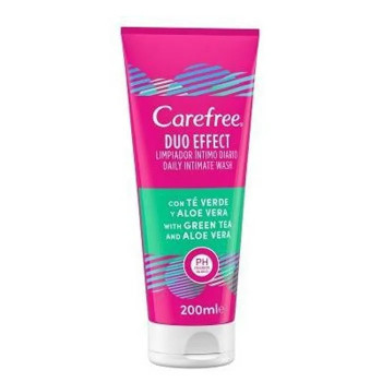 Carefree Duo Effect Nettoyant Intime Thé Vert & Aloe Vera - Kermatone