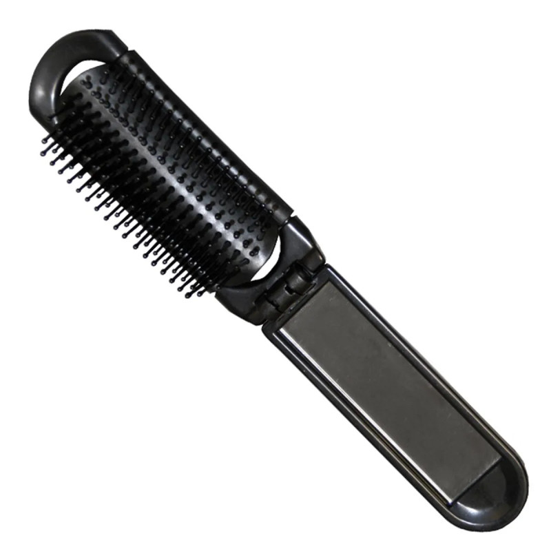 Brosse Pliable Eurostil avec Miroir - Pratique et Élégante | Kermatone