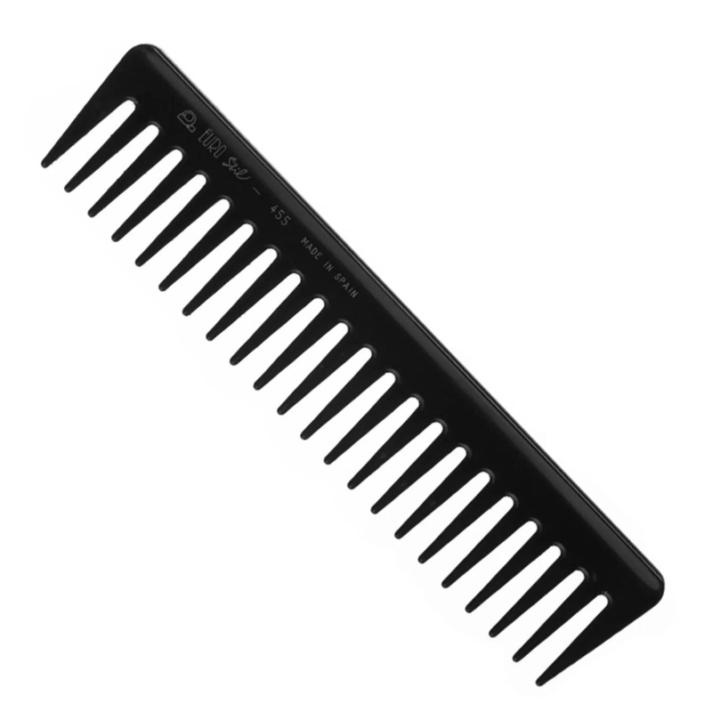 Peigne Eurostil Mechas Noir - Coiffure Parfaite | Kermatone