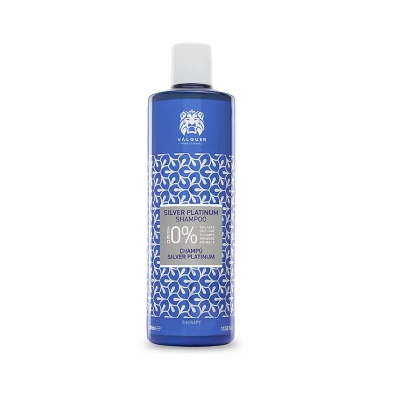 Shampooing Valquer Silver Platinum 0% - Éclat pour Cheveux Blonds | Kermatone