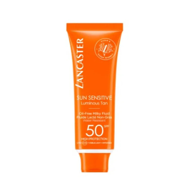 Lancaster Sun Sensitive Fluide Solaire SPF50 | Kermatone