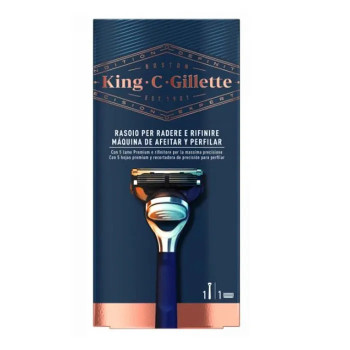 Gillette King Shaver & Shape Machine - Rasage parfait Kermatone