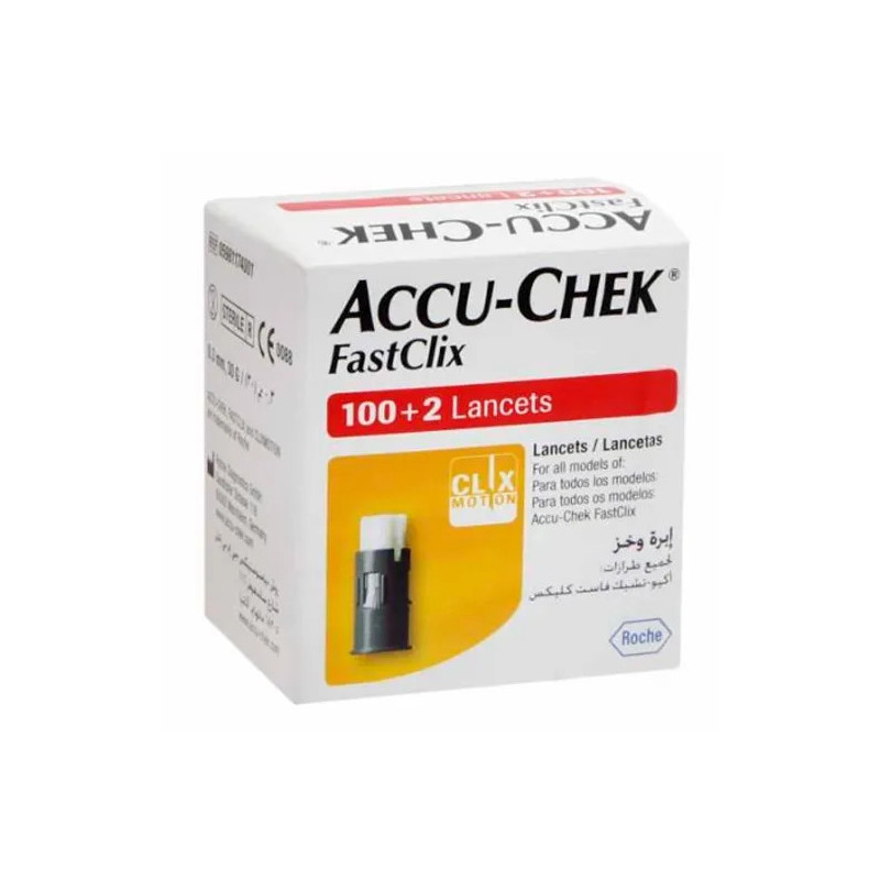 Accu-Chek Fastclix Lancettes 102U - Douceur et Précision | Kermatone