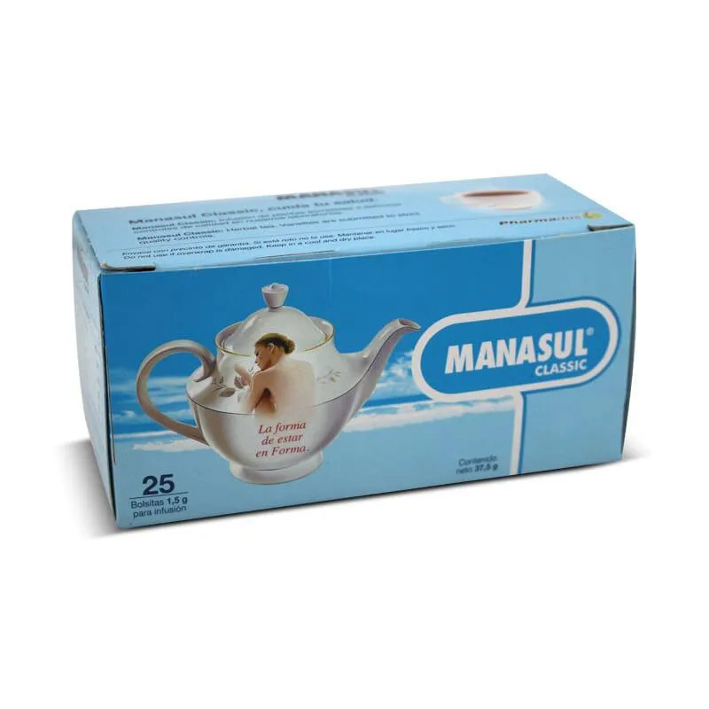 Thé Detox Manasul Classic - 25 Sachets | Kermatone