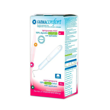 Tampons Mini Farmaconfort 18U - Confort et protection | Kermatone