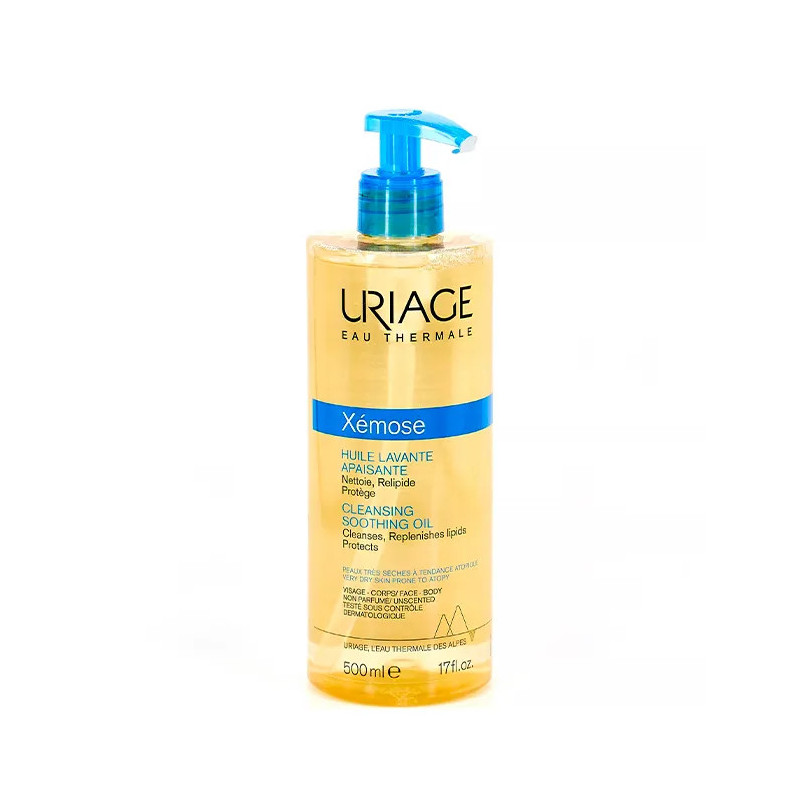 Uriage Xémose Huile Nettoyante 500ml - Hydratez votre peau | Kermatone
