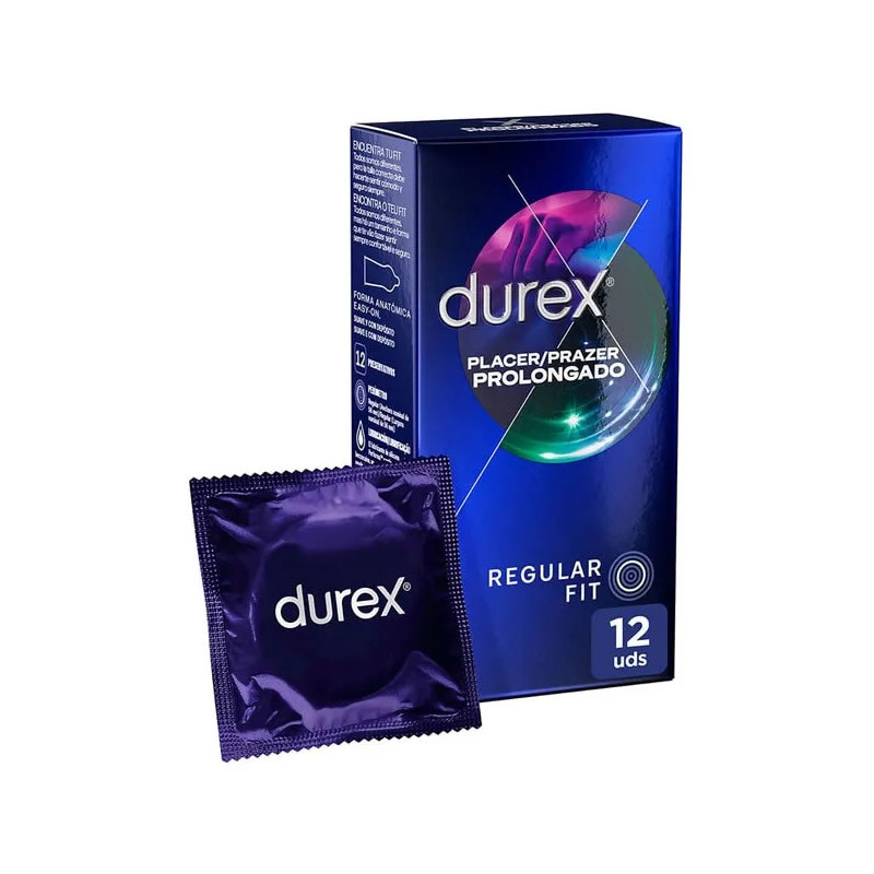 Durex Prolonged Pleasure - Préservatifs 12 unités | Kermatone
