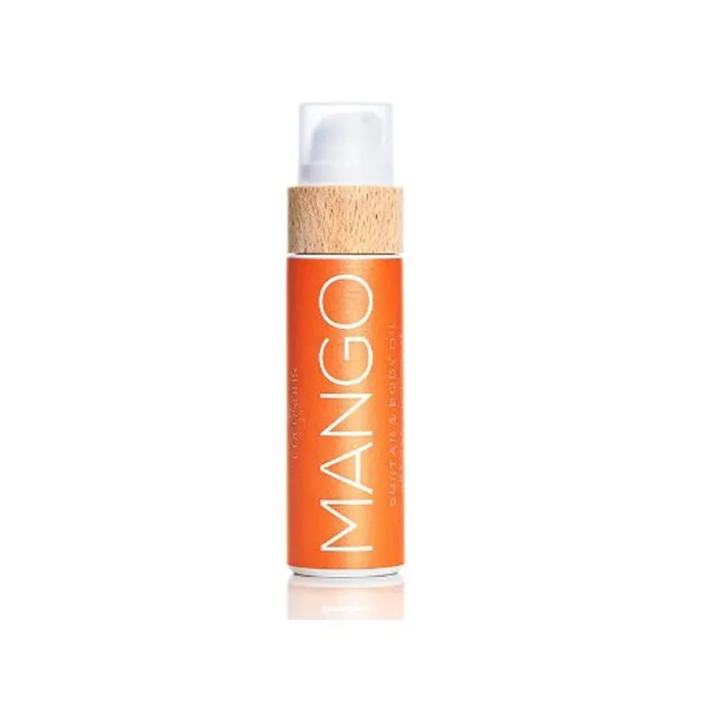 Cocosolis Mango Sun Tan & Body Oil - Éclat doré avec Kermatone