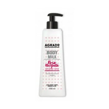 Agrado Body Milk Rosa Mosqueta 400ml - Hydratation Kermatone