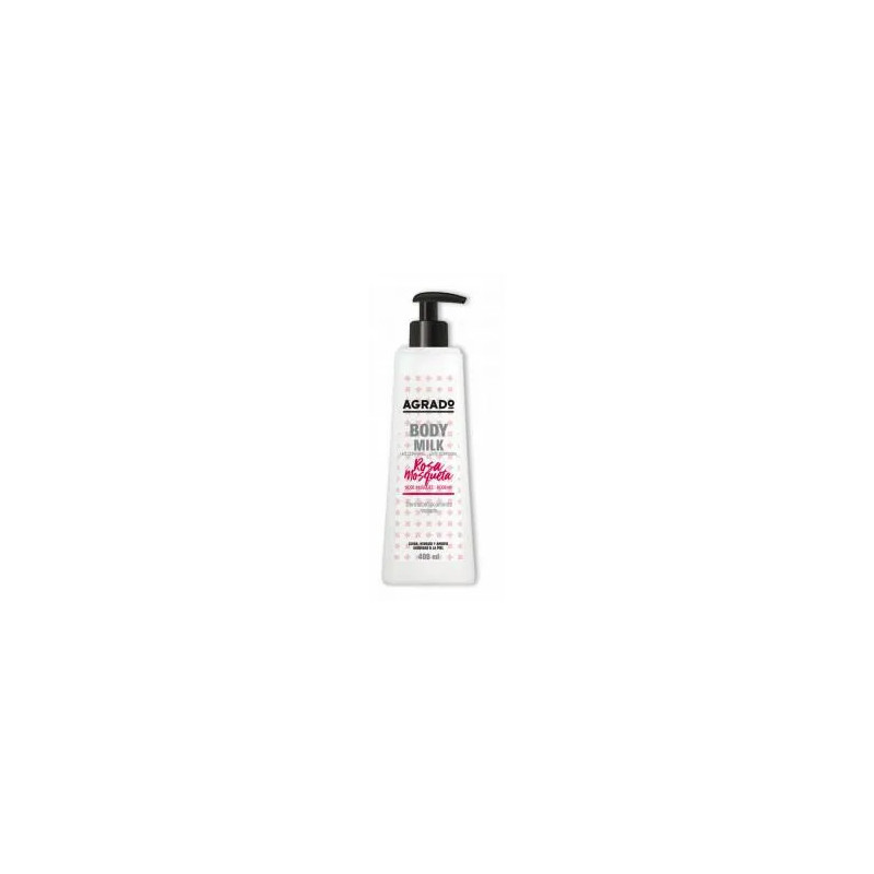 Agrado Body Milk Rosa Mosqueta 400ml - Hydratation Kermatone