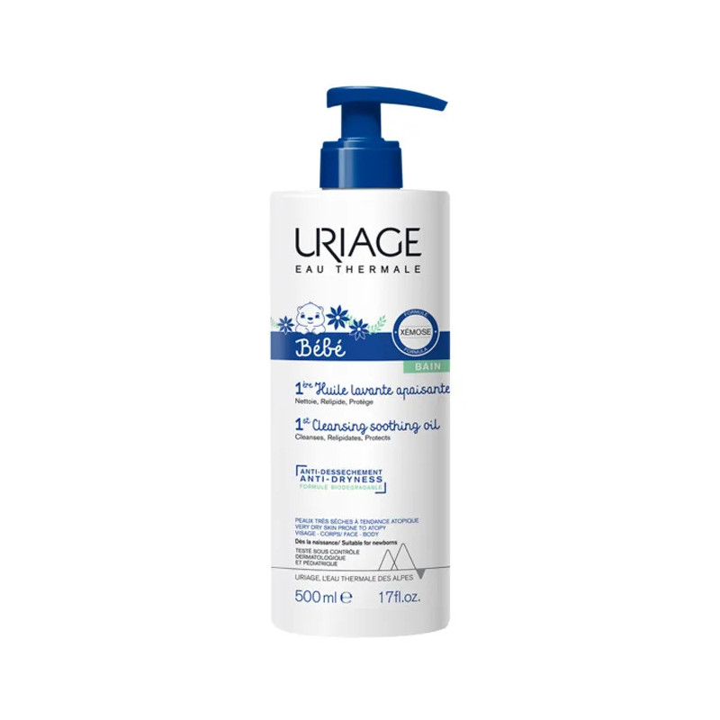 Uriage Baby 1st Lavant Calm Oil 500ml – Apaisement et Douceur | Kermatone