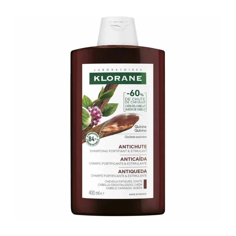 Klorane Shampoing Quinine Fortifiant 400ml - Kermatone