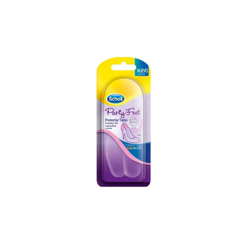 Scholl Party Feet Gelactiv Protecteur De Talon - Confort Optimal | Kermatone