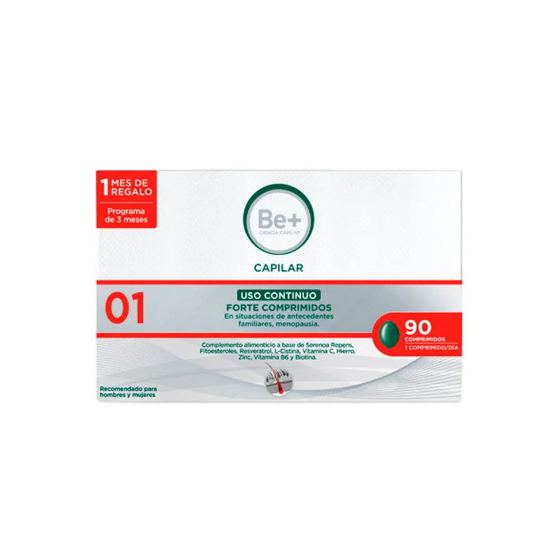 Renforcez vos cheveux avec Be+ Capillaire Forte 90 Comprimés | Kermatone