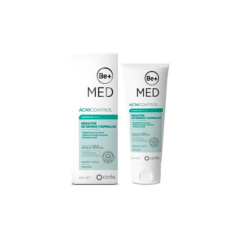 Soins anti-acné Be+ Med Acnicontrol 40ml - Kermatone