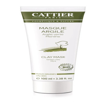 Masque Purifiant Argile Verte Cattier Paris - Kermatone