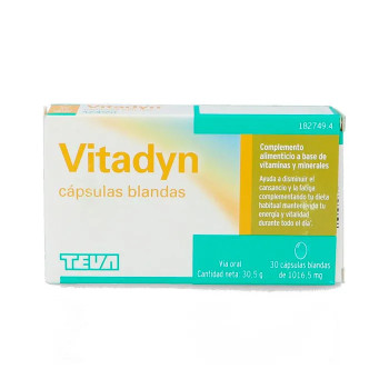 Teva Vitadyn30 Gélules - Vitalité & Énergie Kermatone