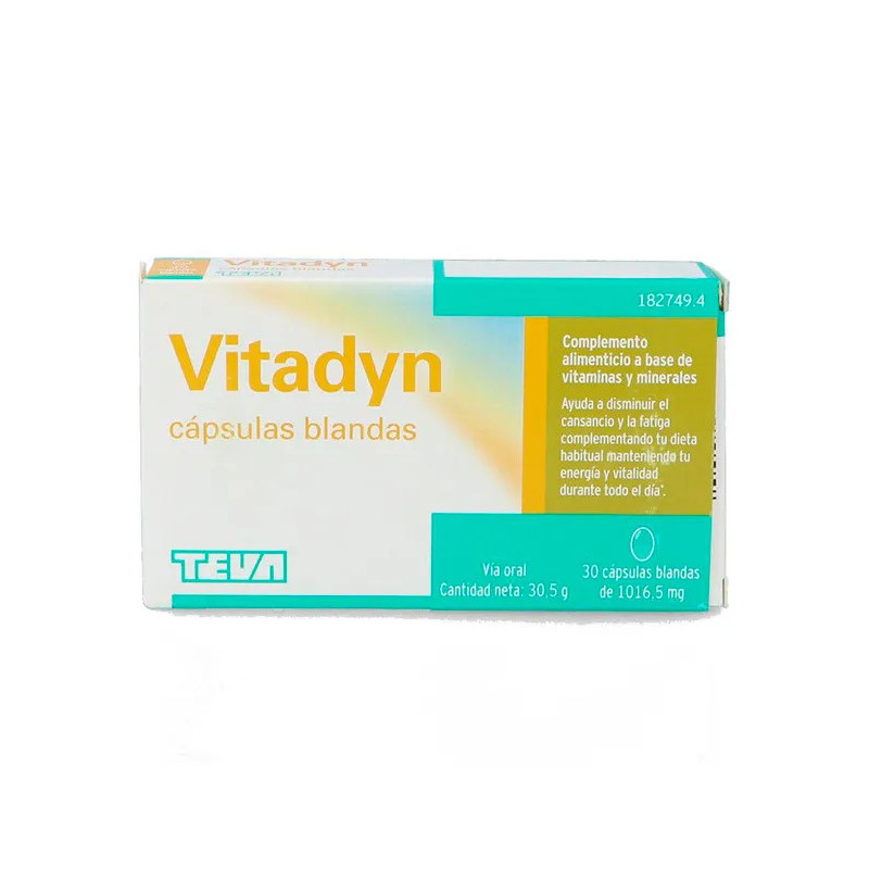 Teva Vitadyn30 Gélules - Vitalité & Énergie Kermatone