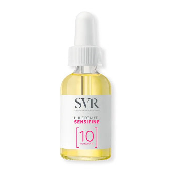 SVR Sensifine Huile de Nuit Apaisante - Soin Peau Sensible Kermatone