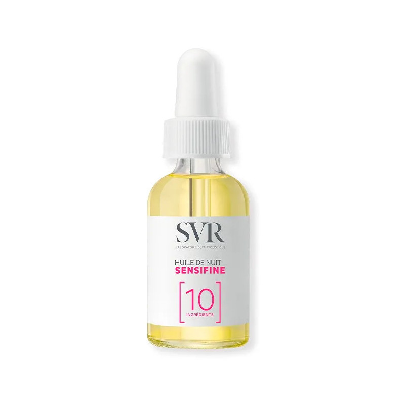 SVR Sensifine Huile de Nuit Apaisante - Soin Peau Sensible Kermatone