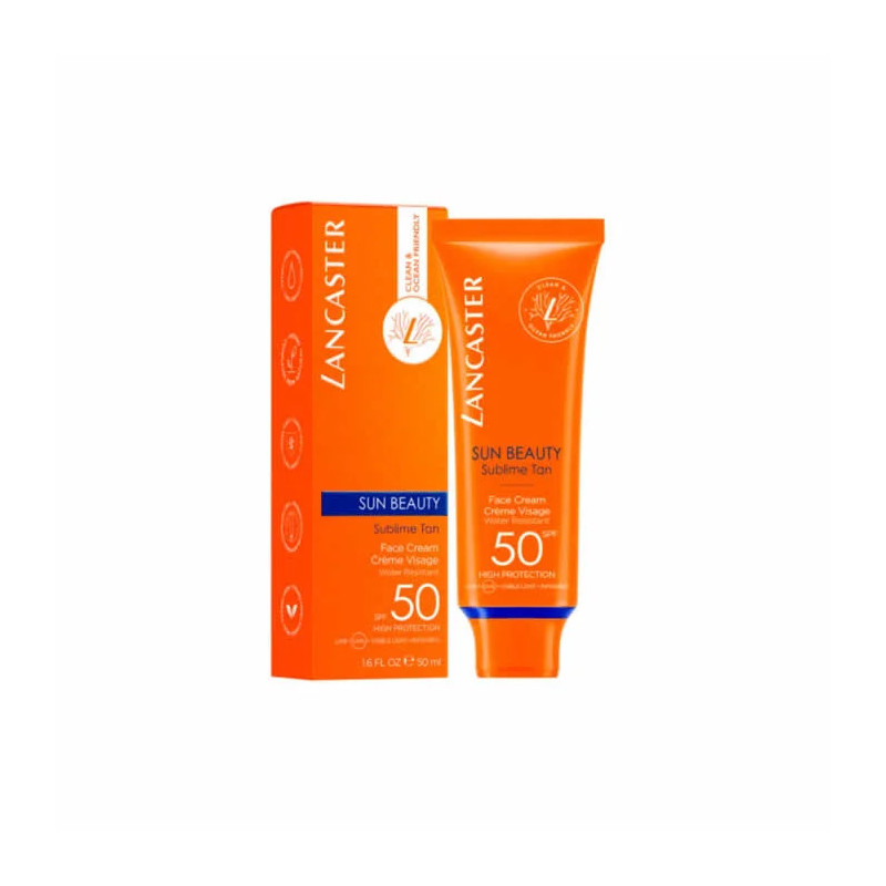 Lancaster Sun Beauty Sublime Tan Crème Visage SPF50 - Kermatone