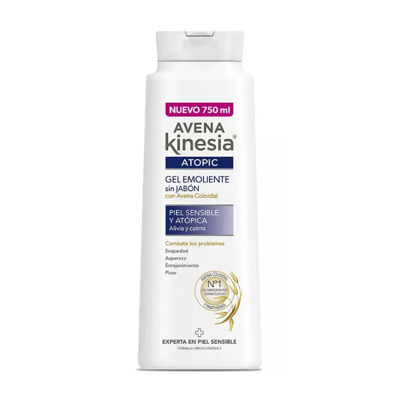 Avena Kinesia Gel Emollient Atopic 750ml - Hydratation intense | Kermatone