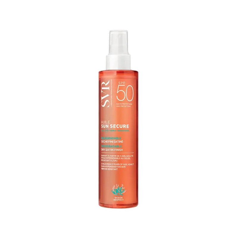 SVR Sun Secure Huile Sèche SPF50 - Protection solaire optimale | Kermatone
