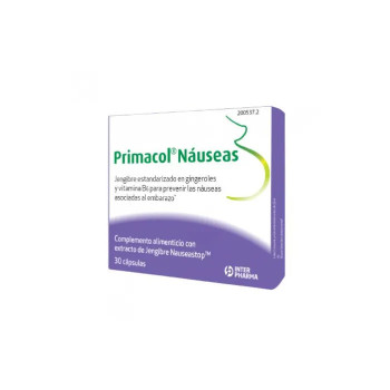 Primacol Nausea 30 Capsules - Soulagement Nausées Kermatone