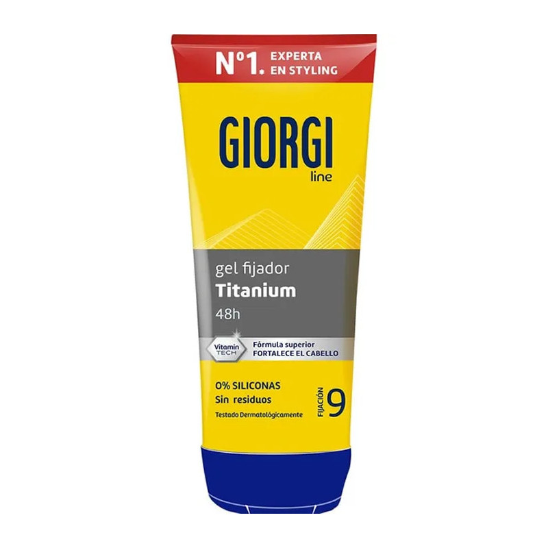 Giorgi Line Titanium Styling Gel 170ml - Tenue Flexible | Kermatone