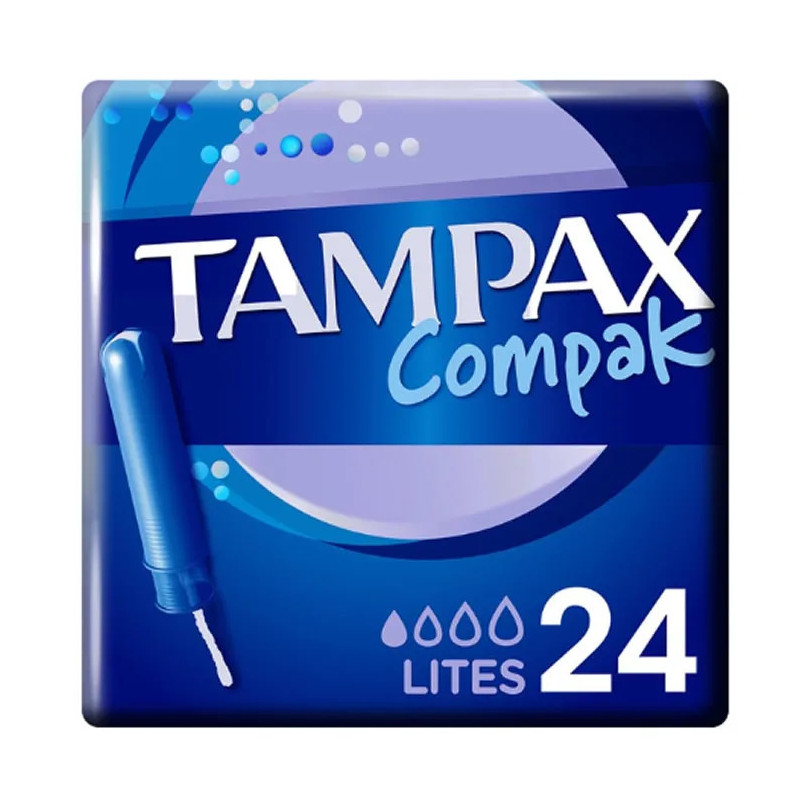 Tampax Compak Lite - Tampons Confortables et Discrets | Kermatone