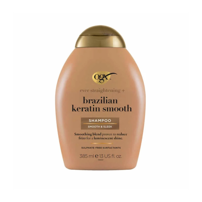 OGX Shampooing Kératine Brésilienne - Lissage Parfait | Kermatone