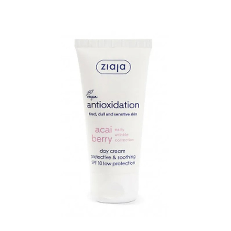 Ziaja Acai Crème Faciale de Jour SPF10 - Hydratation & Protection | Kermatone