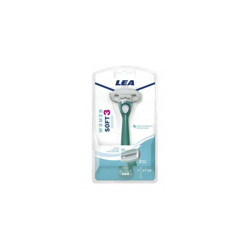 Rasoir Léa Maquinilla Femme Soft 3 Sensitive - Kermatone