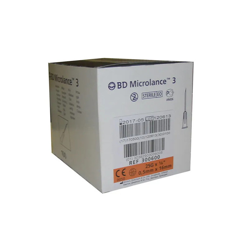 Aiguilles BD Microlance 0,5mm - Kermatone
